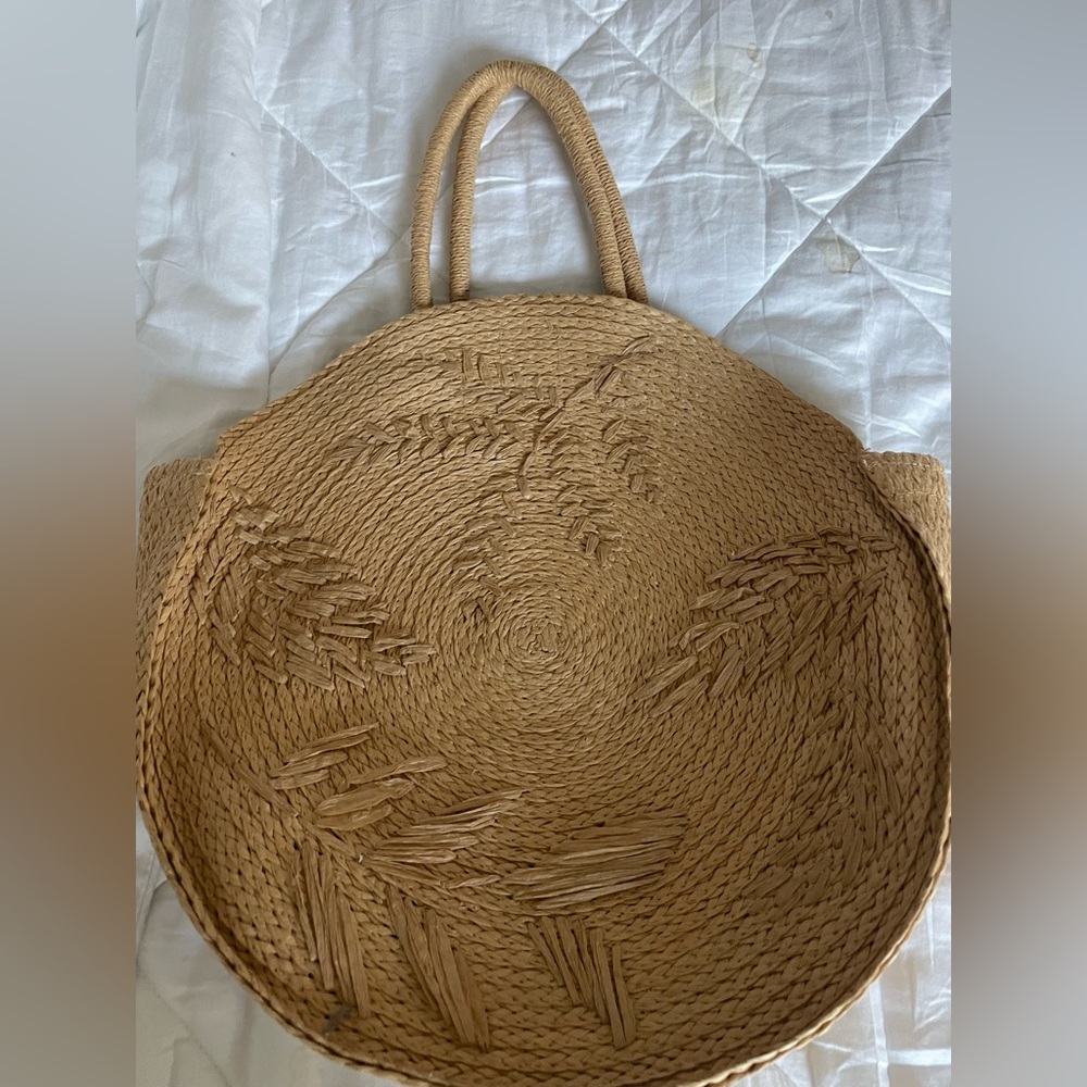 Nwt time and tru Tan Woven Tote Bag